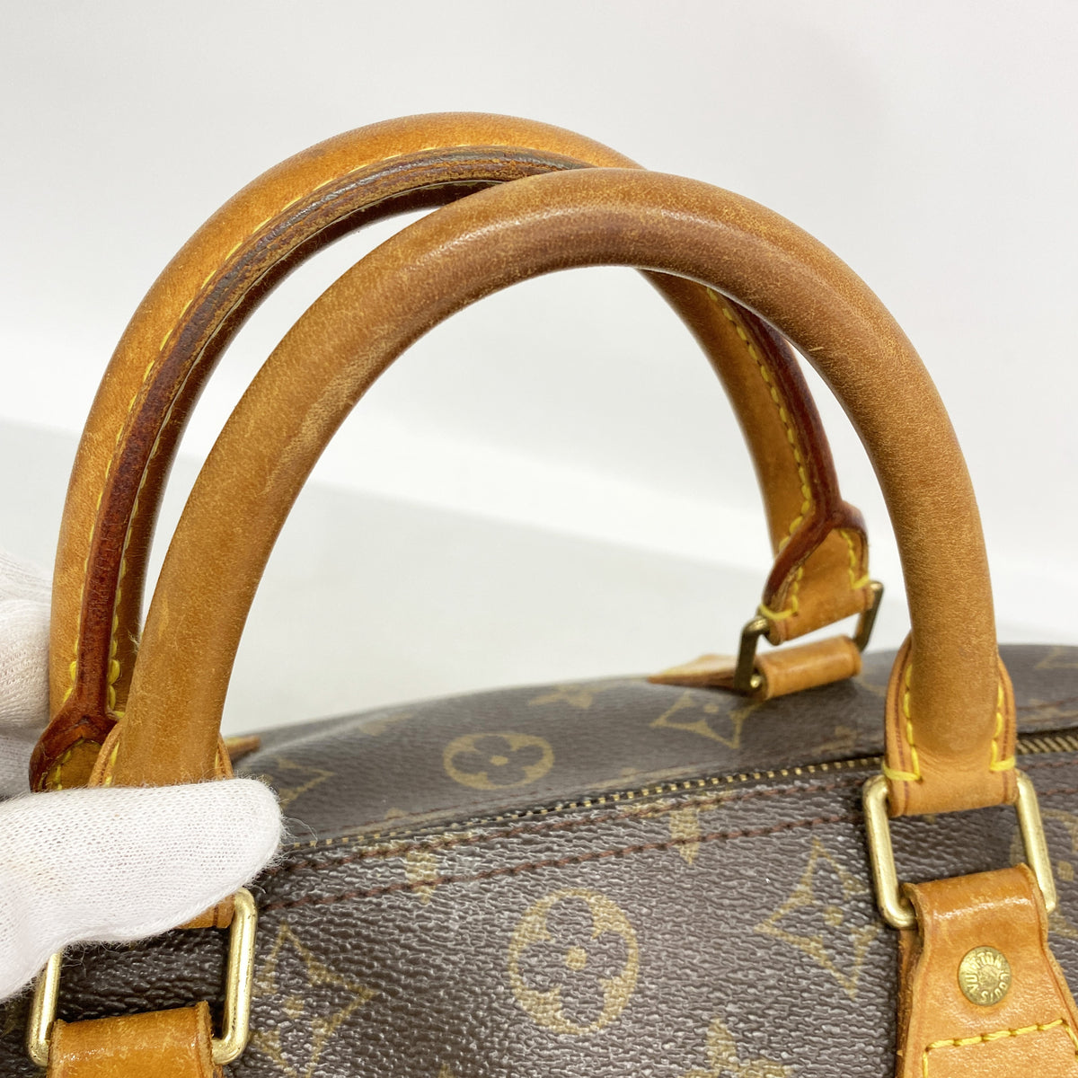 【6id5522】ルイヴィトン ハンドバッグ モノグラム スピーディ30 M41108 ブラウン【中古】レディース