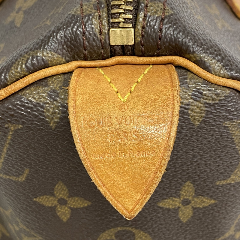 【6id5522】ルイヴィトン ハンドバッグ モノグラム スピーディ30 M41108 ブラウン【中古】レディース