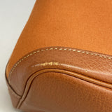 【6id5528】エルメス トートバッグ ガーデンパーティPM トワルオフィシエ オレンジ シルバー金具 □J刻印【中古】レディース