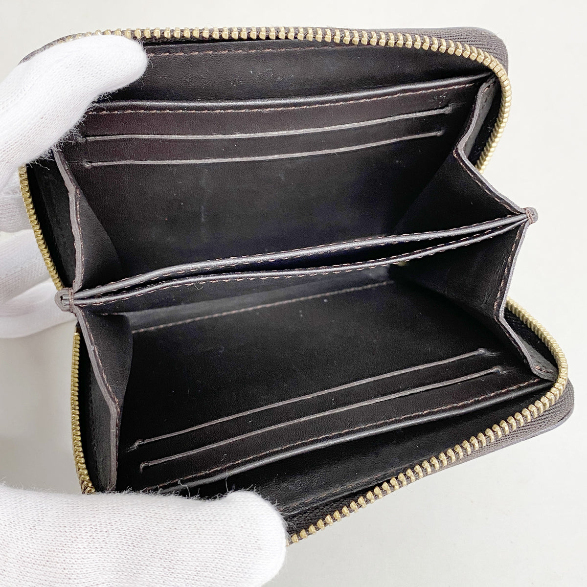 【6id5537】ルイヴィトン コインケース ヴェルニ ジッピーコインパース M91460 テールドンブル【中古】レディース