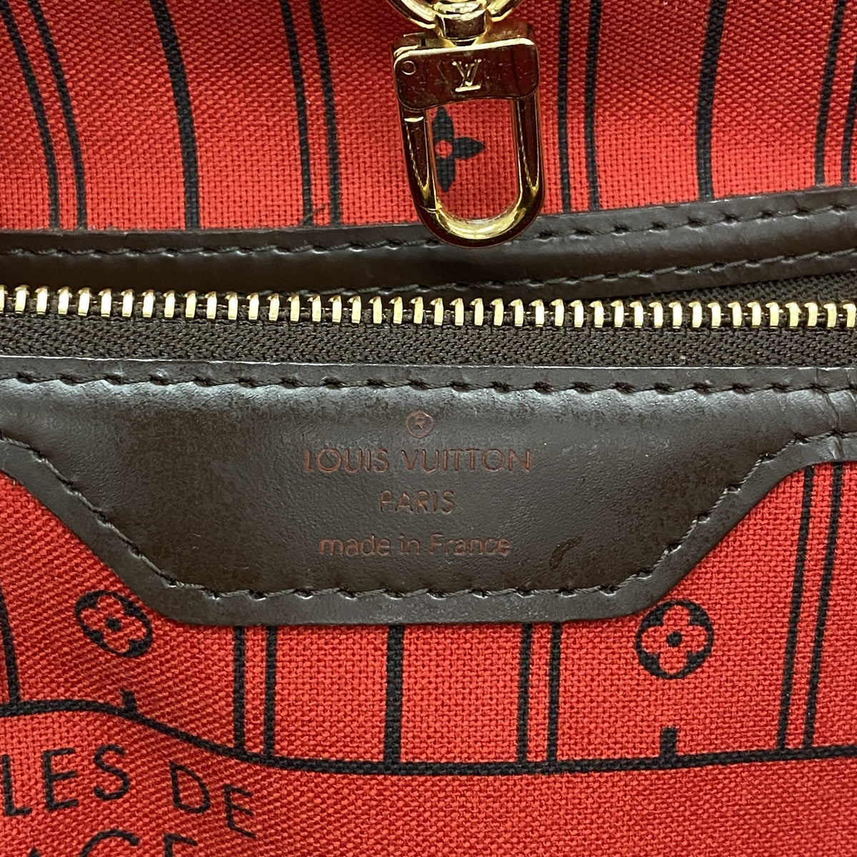 【6id5540】ルイヴィトン トートバッグ ダミエ ネヴァーフルGM N51106 エベヌ【中古】レディース