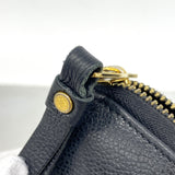 【6id5549】ルイヴィトン 長財布 モノグラム・アンプラント バイカラー ジッピーウォレット M80481 ブラック ベージュ【中古】レディース