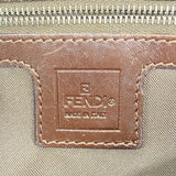 【6id5553】フェンディ ショルダーバッグ ズッカ ナイロンキャンバス ブラウン シルバー金具【中古】レディース