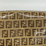 【6id5554】フェンディ ハンドバッグ ズッカ マンマバケット コーティングキャンバス ブラウン ゴールド金具【中古】レディース