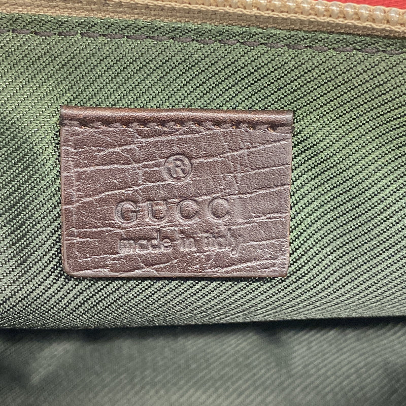 【6id5556】グッチ ショルダーバッグ GGキャンバス/シェリーライン 152610 キャンバス ベージュ シルバー金具【中古】レディース