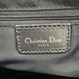 【6id5564-h】クリスチャンディオール ショルダーバッグ トロッター キャンバス ブラック シルバー金具【中古】レディース