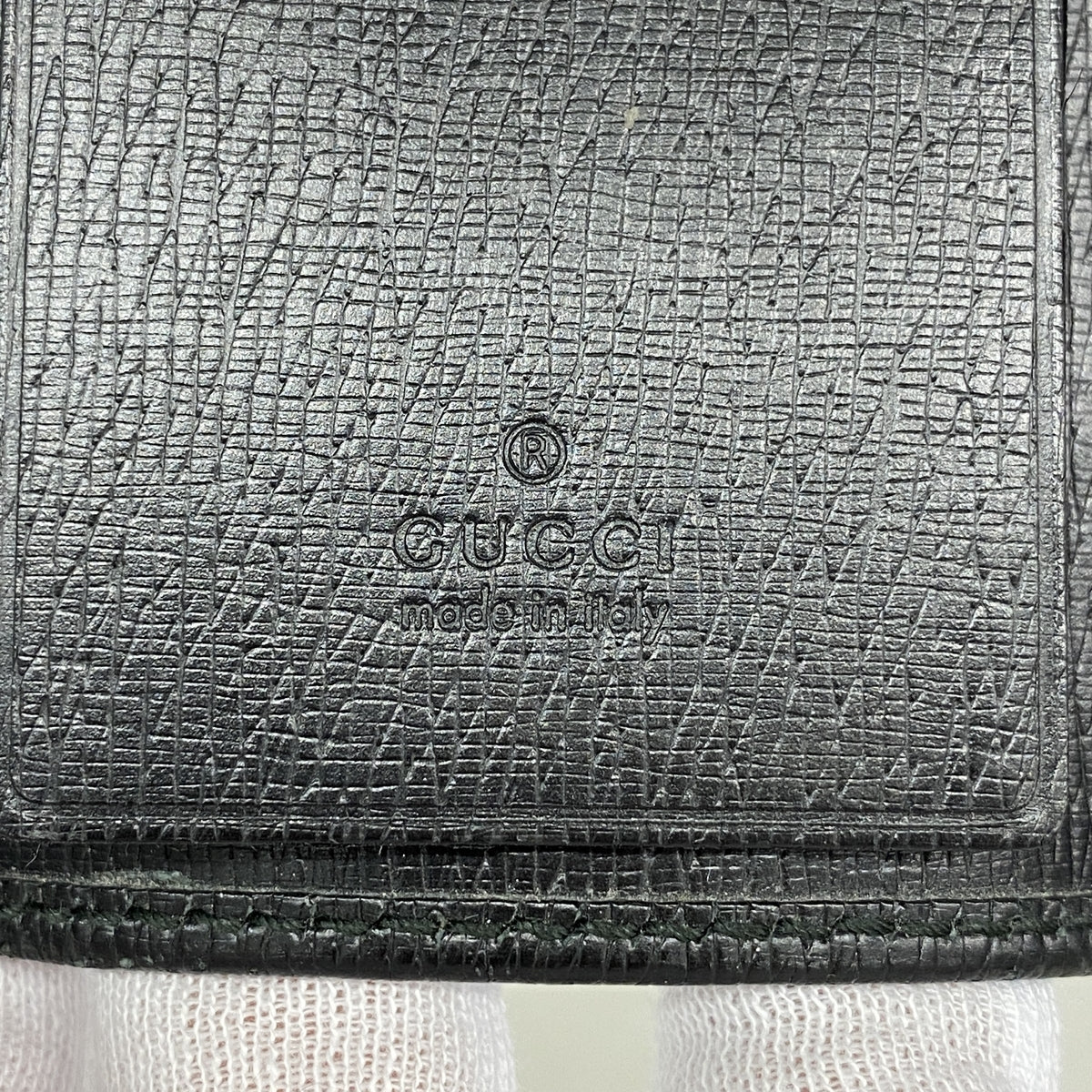 【6id5568】グッチ キーケース インターロッキングG 256337 レザー ブラック シルバー金具【中古】メンズ レディース ユニセックス