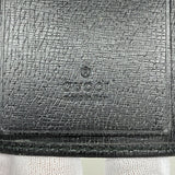 【6id5568】グッチ キーケース インターロッキングG 256337 レザー ブラック シルバー金具【中古】メンズ レディース ユニセックス