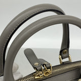 【6id5570】グッチ ハンドバッグ マイクログッチシマ 449654 レザー グレー シャンパンゴールド金具 2wayバッグ【中古】レディース