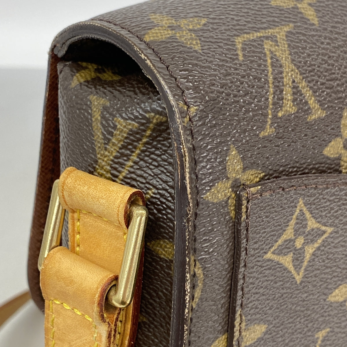 【6id5576】ルイヴィトン ショルダーバッグ モノグラム サンクルーGM M51242 ブラウン【中古】レディース