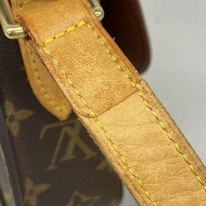 【6id5576】ルイヴィトン ショルダーバッグ モノグラム サンクルーGM M51242 ブラウン【中古】レディース