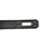 【6id5600-g】エルメス ハンドバッグ ケリーカット スイフト ブラック ゴールド金具 C刻印【中古】レディース