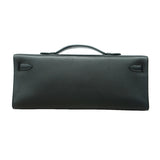 【6id5600-g】エルメス ハンドバッグ ケリーカット スイフト ブラック ゴールド金具 C刻印【中古】レディース