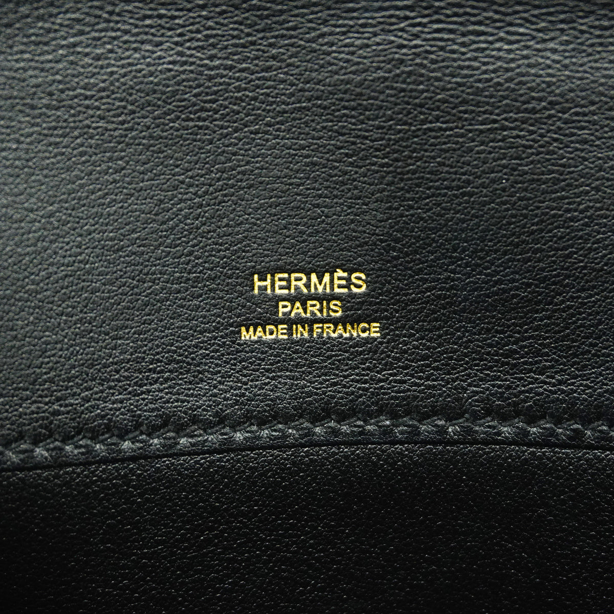 【6id5600-g】エルメス ハンドバッグ ケリーカット スイフト ブラック ゴールド金具 C刻印【中古】レディース