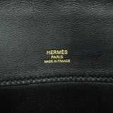 【6id5600-g】エルメス ハンドバッグ ケリーカット スイフト ブラック ゴールド金具 C刻印【中古】レディース