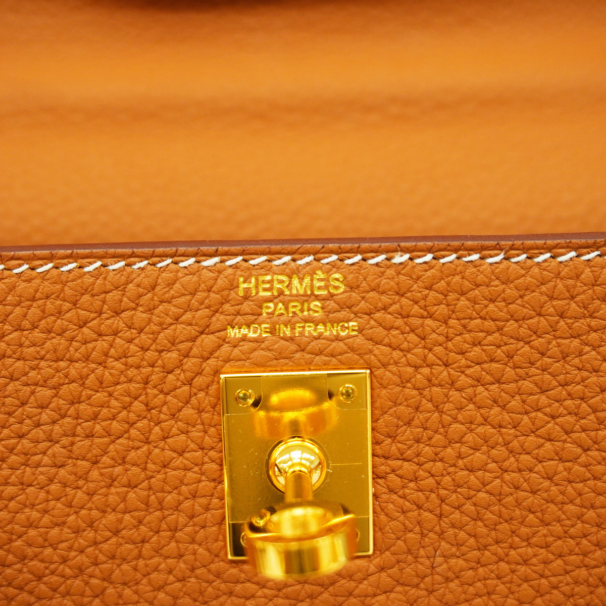 【6id5601-g】エルメス ハンドバッグ ケリー25 トゴ ゴールド ゴールド金具 Y刻印 2wayバッグ【中古】レディース
