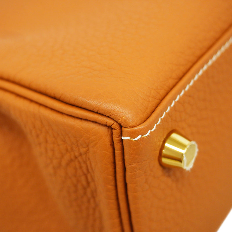 【6id5601-g】エルメス ハンドバッグ ケリー25 トゴ ゴールド ゴールド金具 Y刻印 2wayバッグ【中古】レディース