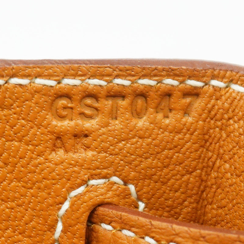 【6id5602-g】エルメス ハンドバッグ ケリー28 トゴ ゴールド ゴールド金具 G刻印 2wayバッグ【中古】レディース