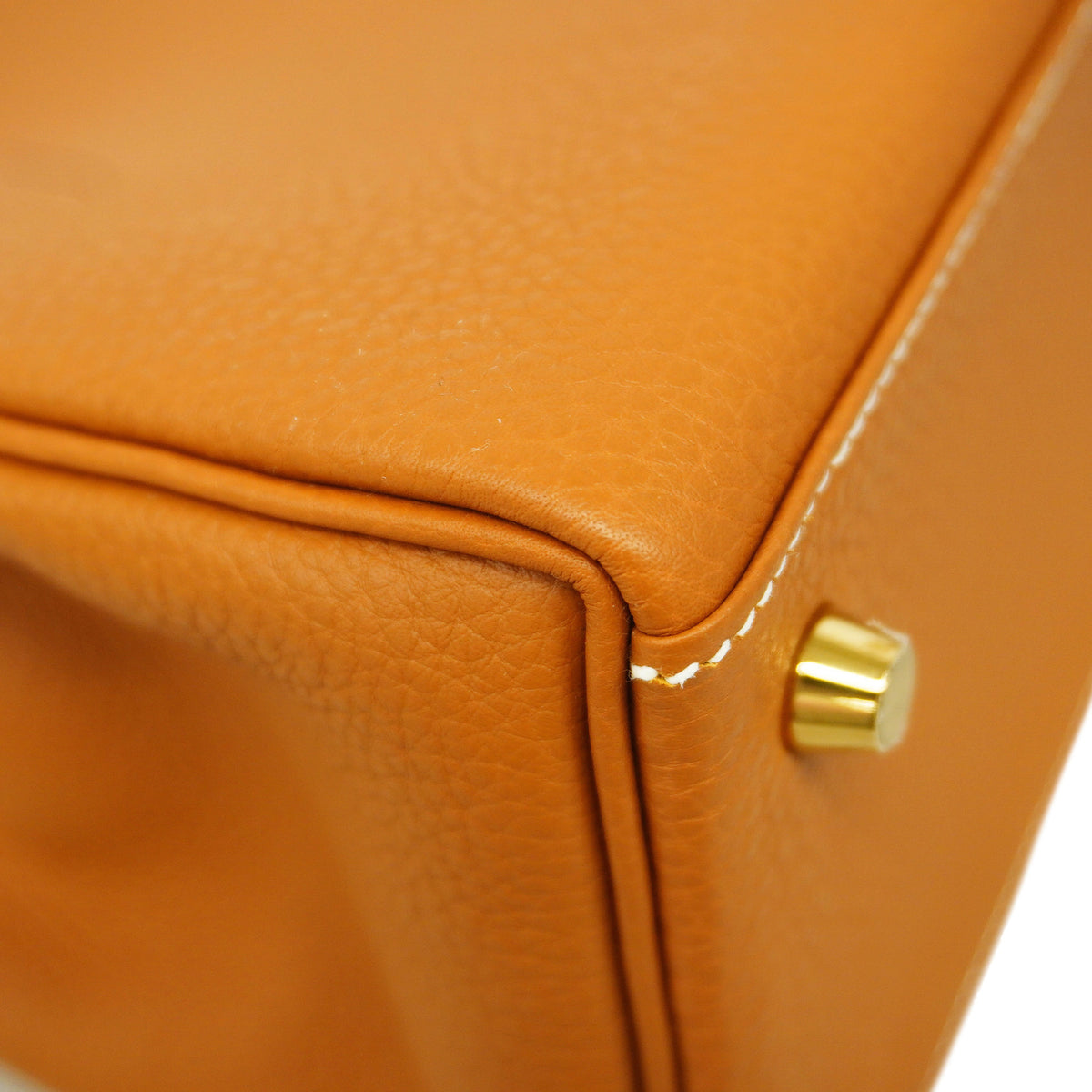 【6id5602-g】エルメス ハンドバッグ ケリー28 トゴ ゴールド ゴールド金具 G刻印 2wayバッグ【中古】レディース