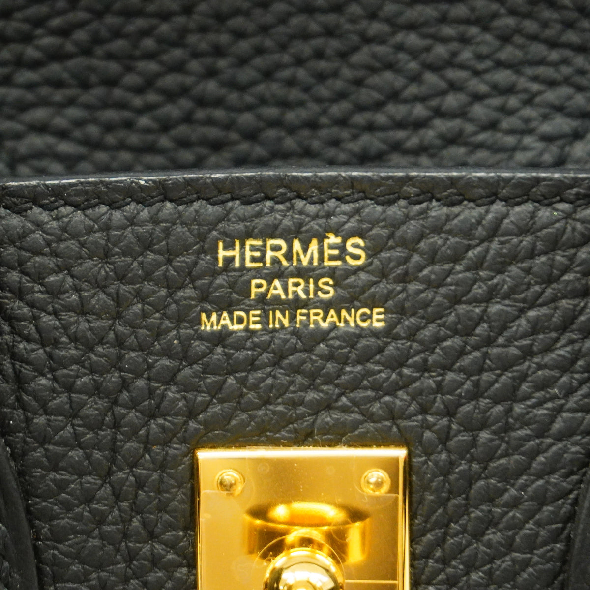 【6id5604-g】エルメス ハンドバッグ バーキン25 トゴ ブラック ゴールド金具 Z刻印【中古】レディース