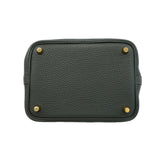 【6id5605】エルメス ハンドバッグ ピコタンロックPM トリヨンクレマンス ヴェール ゴールド金具 W刻印【中古】レディース