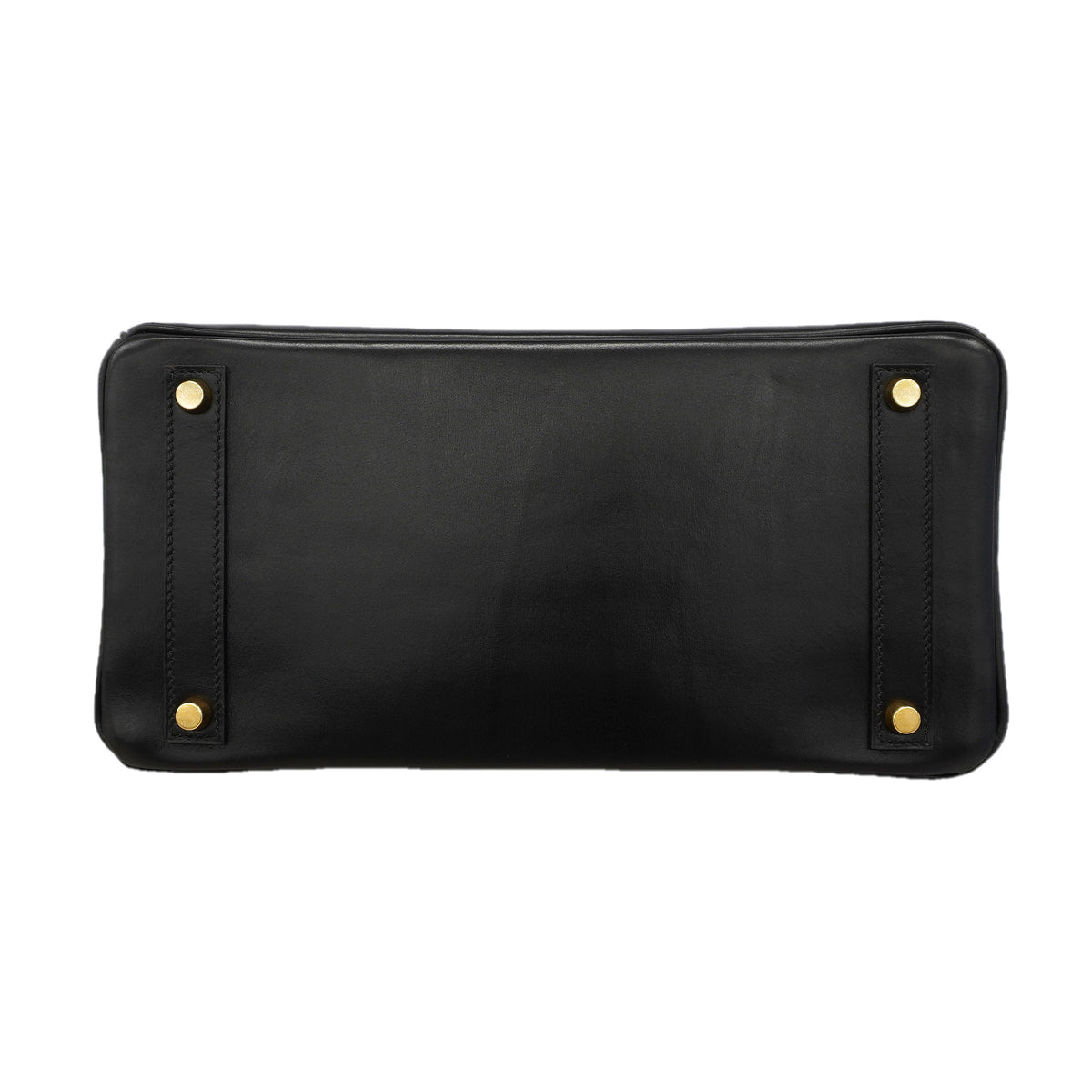 【6id5606】エルメス ハンドバッグ オータクロア32 ボックスカーフ ブラック ゴールド金具 □F刻印【中古】レディース