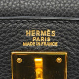 【6id5608】エルメス ハンドバッグ ケリー32 トゴ ブラック ゴールド金具 □D刻印 2wayバッグ【中古】レディース