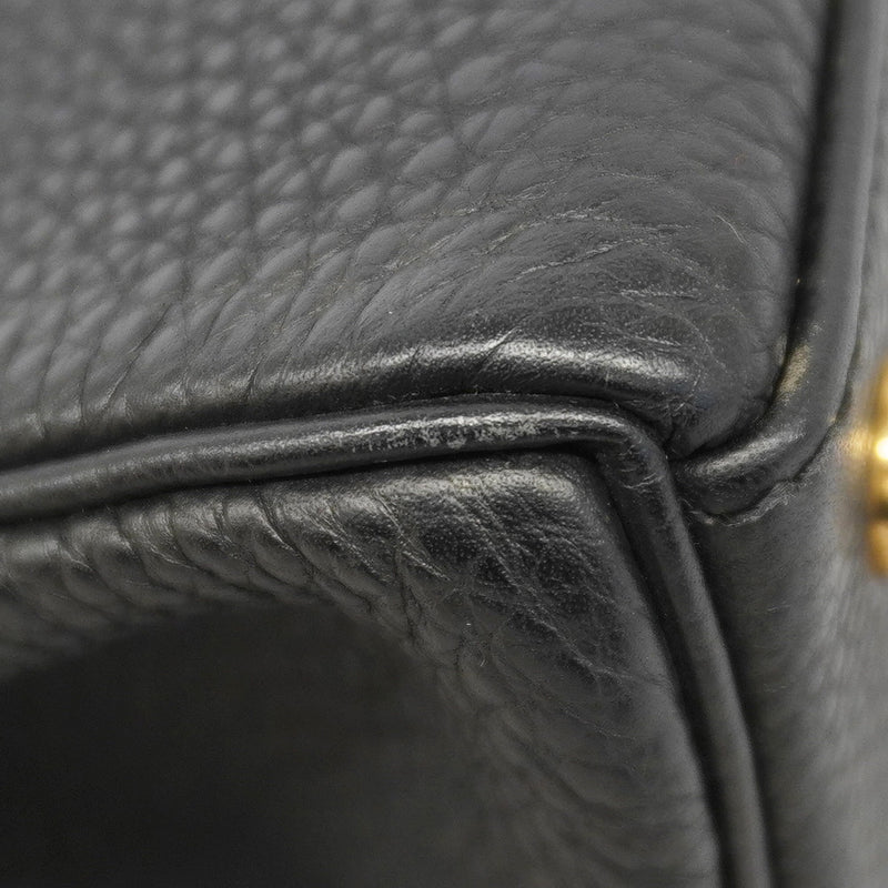 【6id5608】エルメス ハンドバッグ ケリー32 トゴ ブラック ゴールド金具 □D刻印 2wayバッグ【中古】レディース
