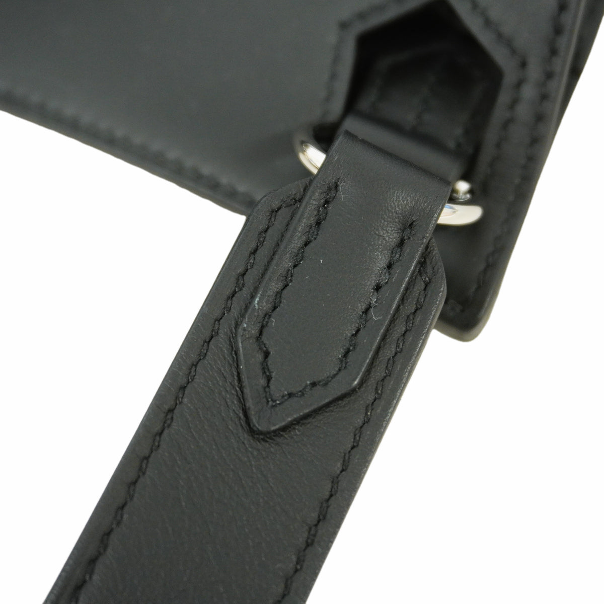 【6id5610】エルメス ショルダーバッグ ジプシエールミニ スイフト ブラック シルバー金具 K刻印【中古】レディース