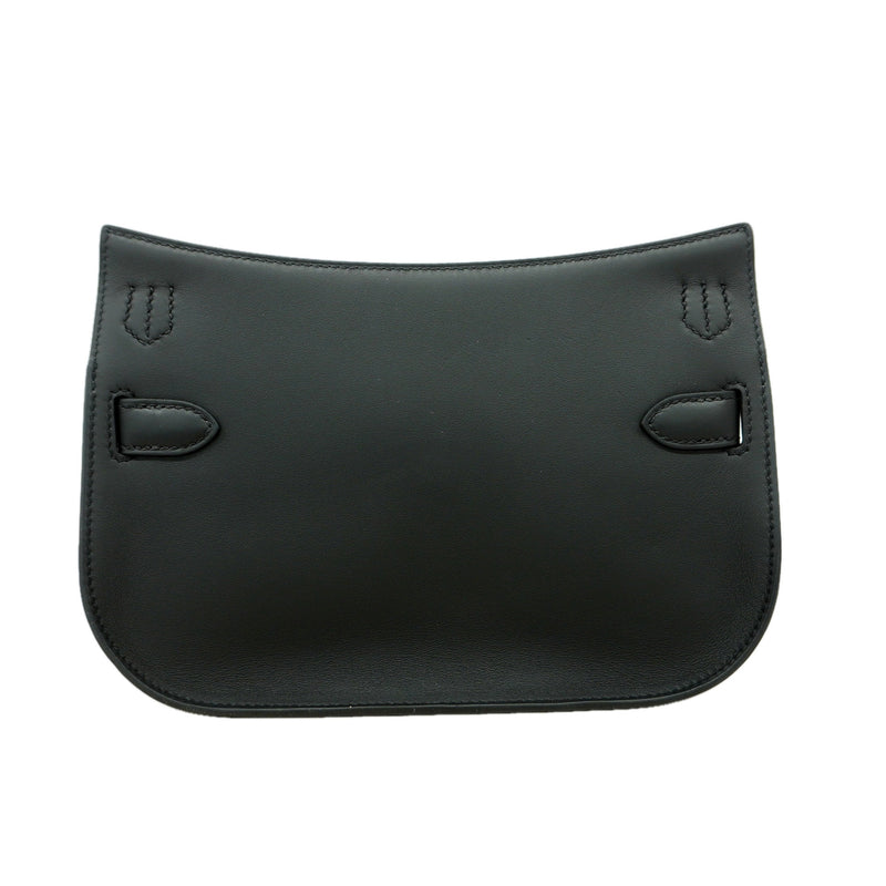 【6id5610】エルメス ショルダーバッグ ジプシエールミニ スイフト ブラック シルバー金具 K刻印【中古】レディース
