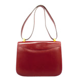 【6id5611】エルメス ショルダーバッグ コンスタンス ボックスカーフ ボルドー ゴールド金具 〇I刻印【中古】レディース