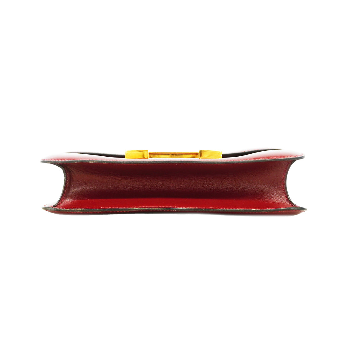 【6id5611】エルメス ショルダーバッグ コンスタンス ボックスカーフ ボルドー ゴールド金具 〇I刻印【中古】レディース
