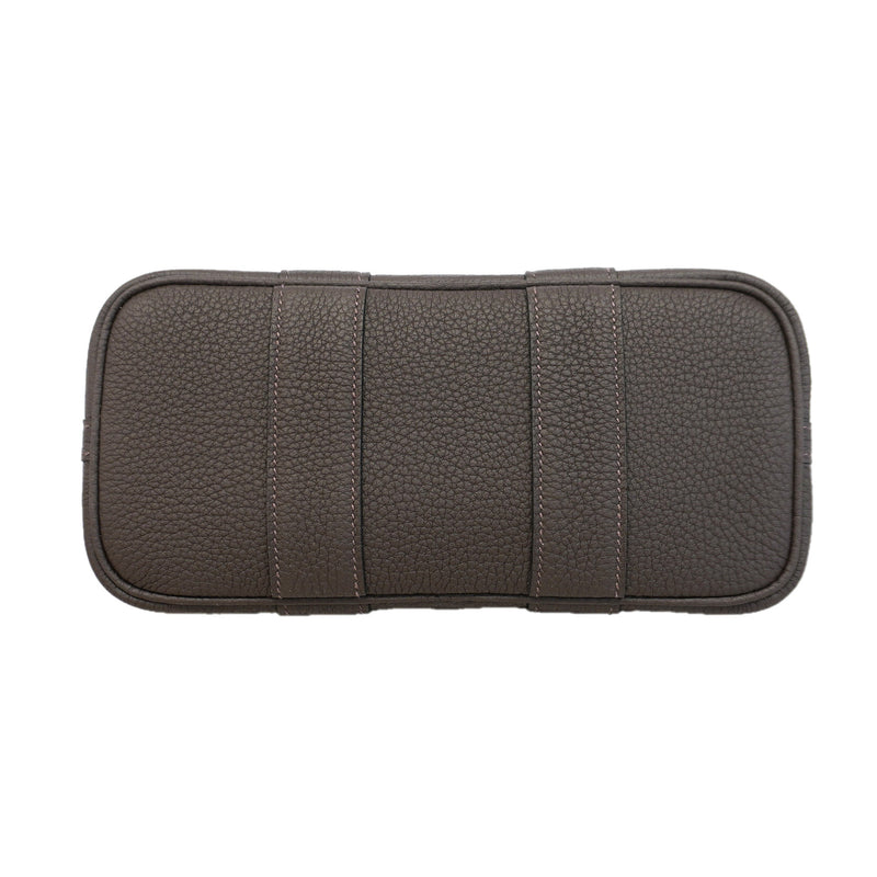 【6id5614】エルメス ハンドバッグ ネオガーデン トワルアッシュ エベーヌ シルバー金具 K刻印【中古】レディース