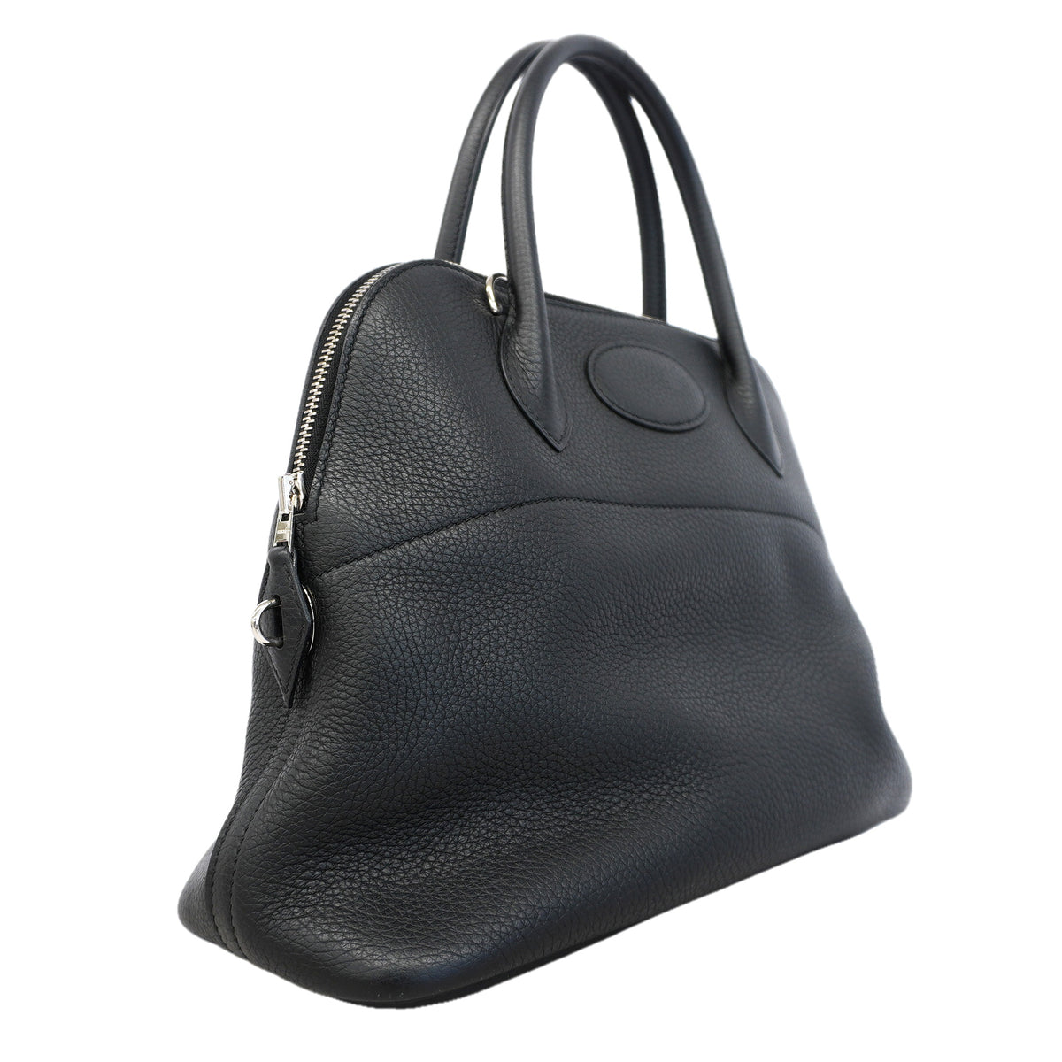 【6id5615】エルメス ハンドバッグ ボリード31 トリヨンクレマンス ブラック シルバー金具 C刻印 2wayバッグ【中古】レディース