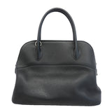 【6id5615】エルメス ハンドバッグ ボリード31 トリヨンクレマンス ブラック シルバー金具 C刻印 2wayバッグ【中古】レディース