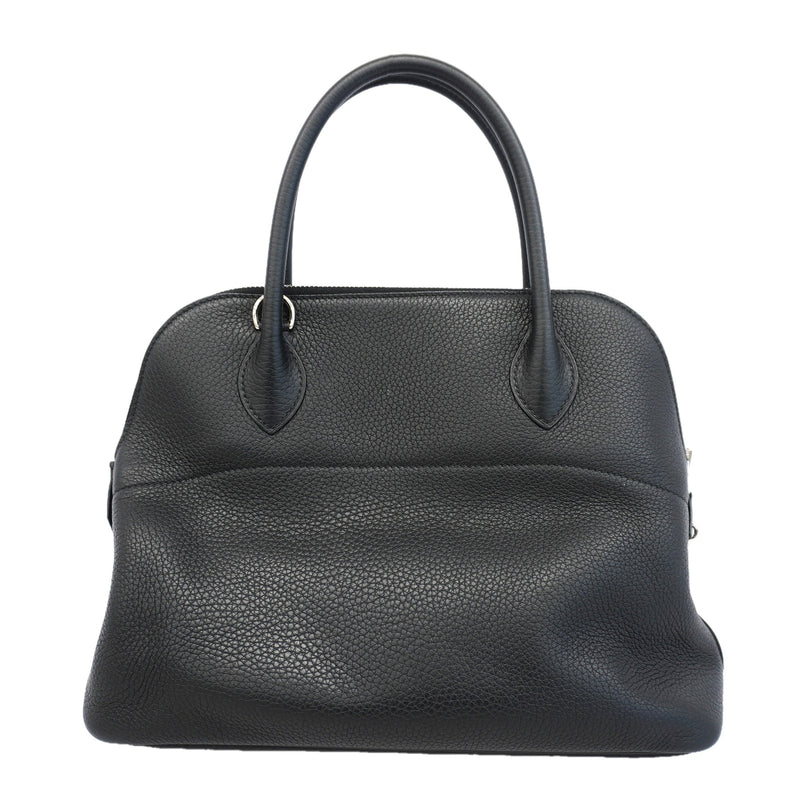 【6id5615】エルメス ハンドバッグ ボリード31 トリヨンクレマンス ブラック シルバー金具 C刻印 2wayバッグ【中古】レディース