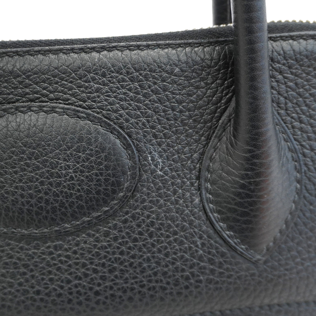 【6id5615】エルメス ハンドバッグ ボリード31 トリヨンクレマンス ブラック シルバー金具 C刻印 2wayバッグ【中古】レディース