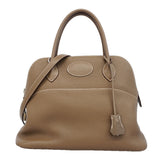【6id5616】エルメス ハンドバッグ ボリード31 トリヨンクレマンス エトゥープ シルバー金具 □R刻印 2wayバッグ【中古】レディース