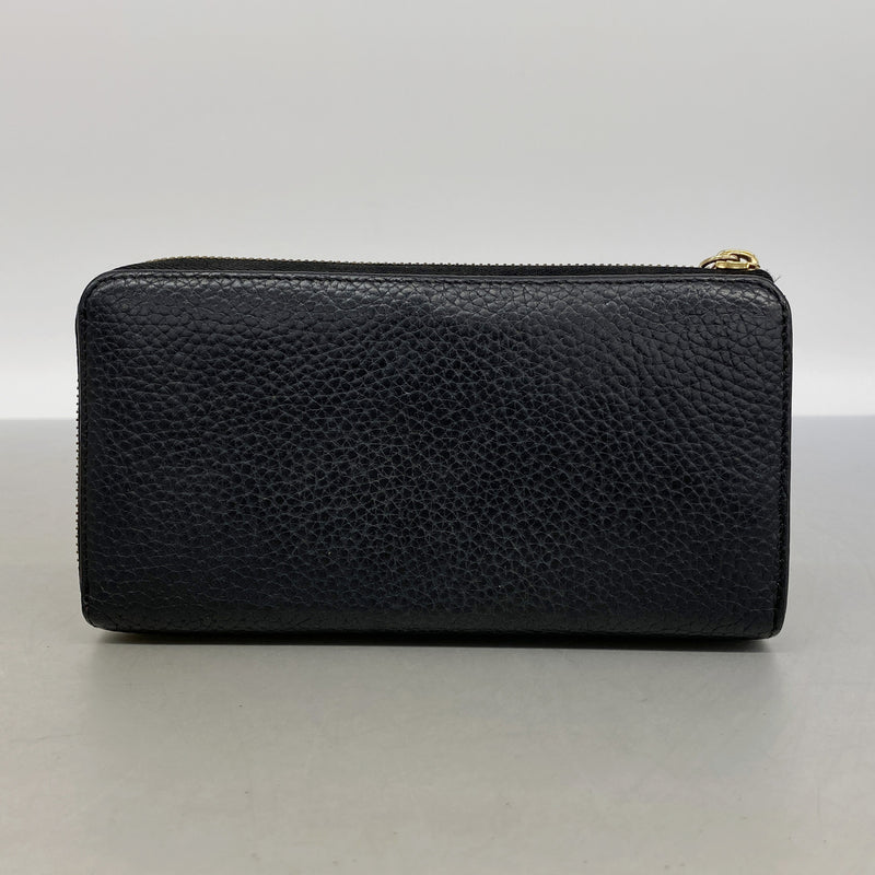 【6id5619】ルイヴィトン 長財布 トリヨン ポルトフォイユコメット M63102 ノワール【中古】レディース