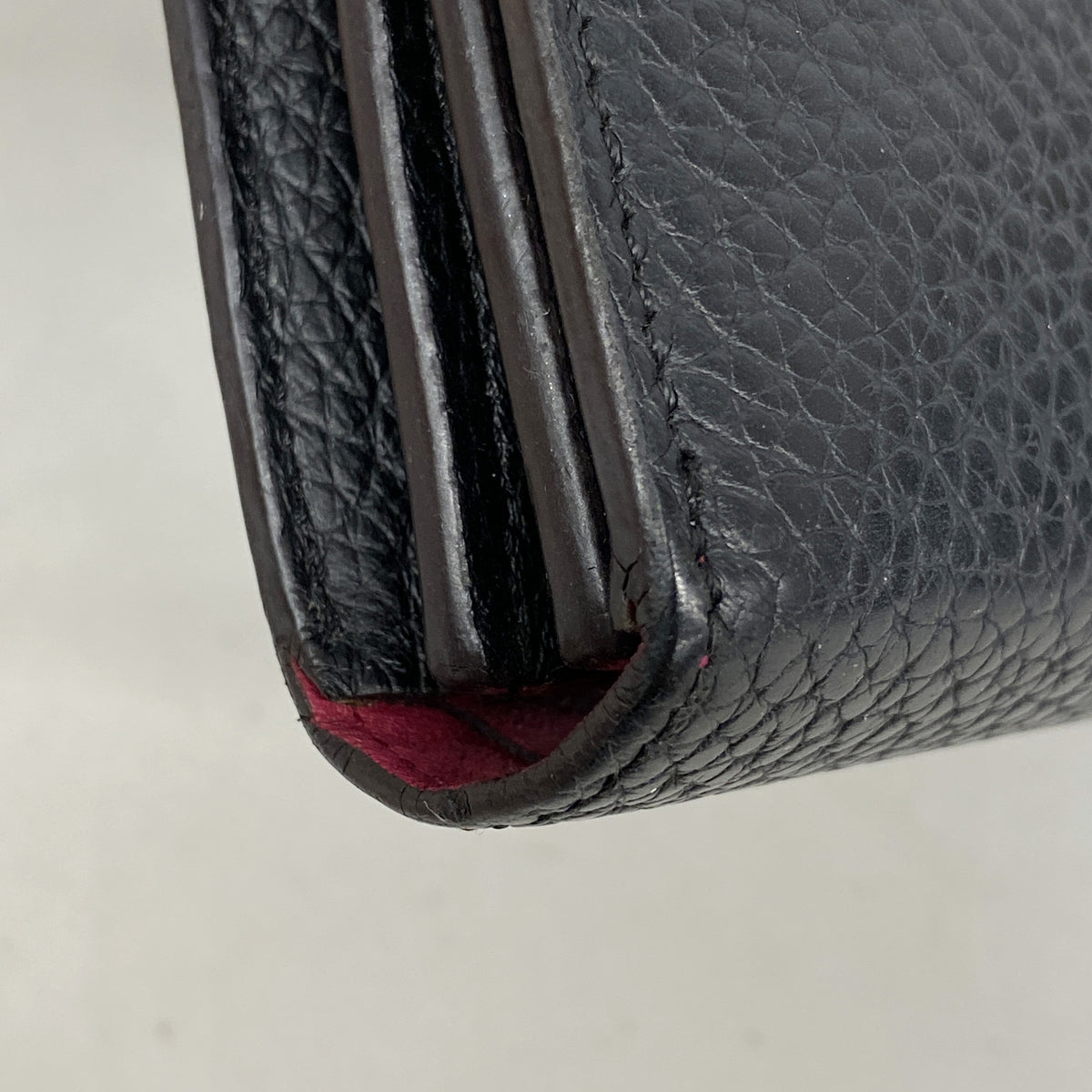 【6id5619】ルイヴィトン 長財布 トリヨン ポルトフォイユコメット M63102 ノワール【中古】レディース
