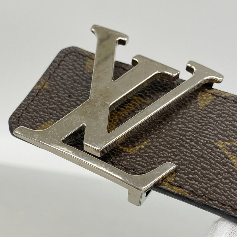 【6id5626】ルイヴィトン ベルト モノグラム LVイニシャル M9821 ブラウン【中古】メンズ