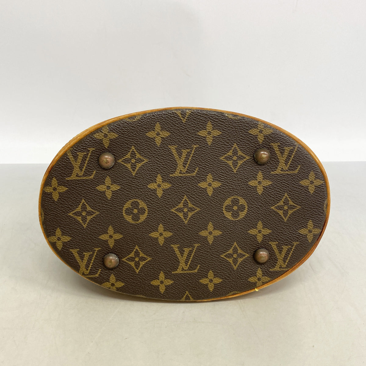 【6id5628】ルイヴィトン トートバッグ モノグラム バケットPM M42238 ブラウン【中古】レディース