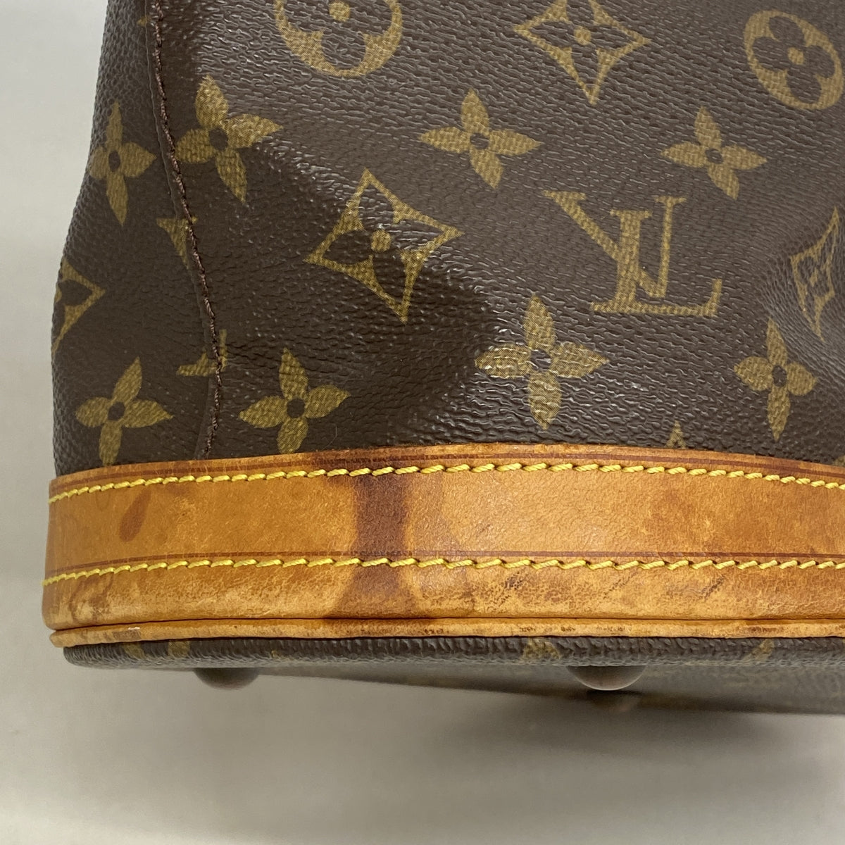 【6id5628】ルイヴィトン トートバッグ モノグラム バケットPM M42238 ブラウン【中古】レディース