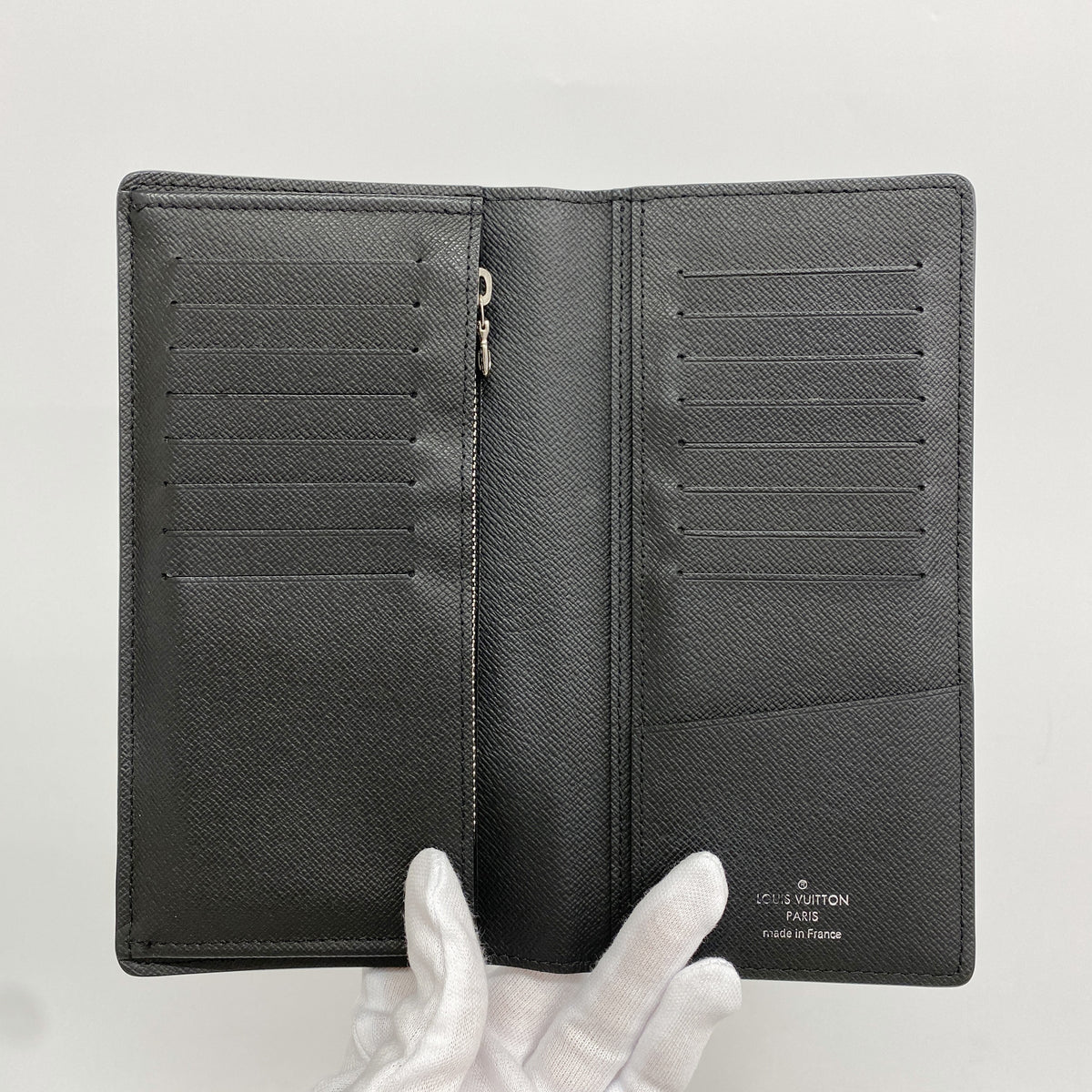 【6id5631】ルイヴィトン 長財布 タイガ ポルトフォイユブラザ M30285 ノワール【中古】メンズ