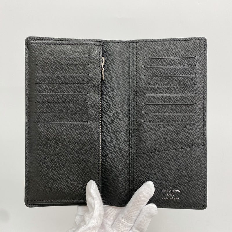 【6id5631】ルイヴィトン 長財布 タイガ ポルトフォイユブラザ M30285 ノワール【中古】メンズ