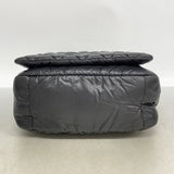 【6id5634】シャネル ショルダーバッグ コココクーン ナイロン ブラック シルバー金具【中古】レディース