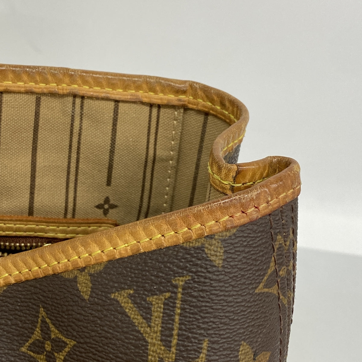 【6id5643】ルイヴィトン トートバッグ モノグラム ネヴァーフルMM M40156 ブラウン【中古】レディース