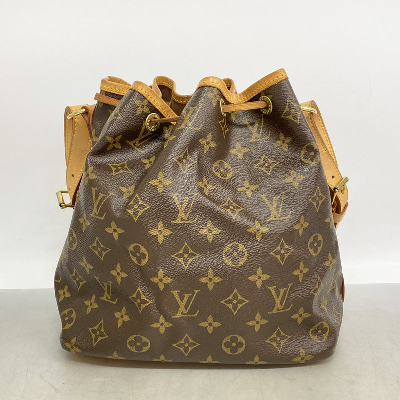 【6id5644】ルイヴィトン ショルダーバッグ モノグラム プチノエ M42226 ブラウン【中古】レディース