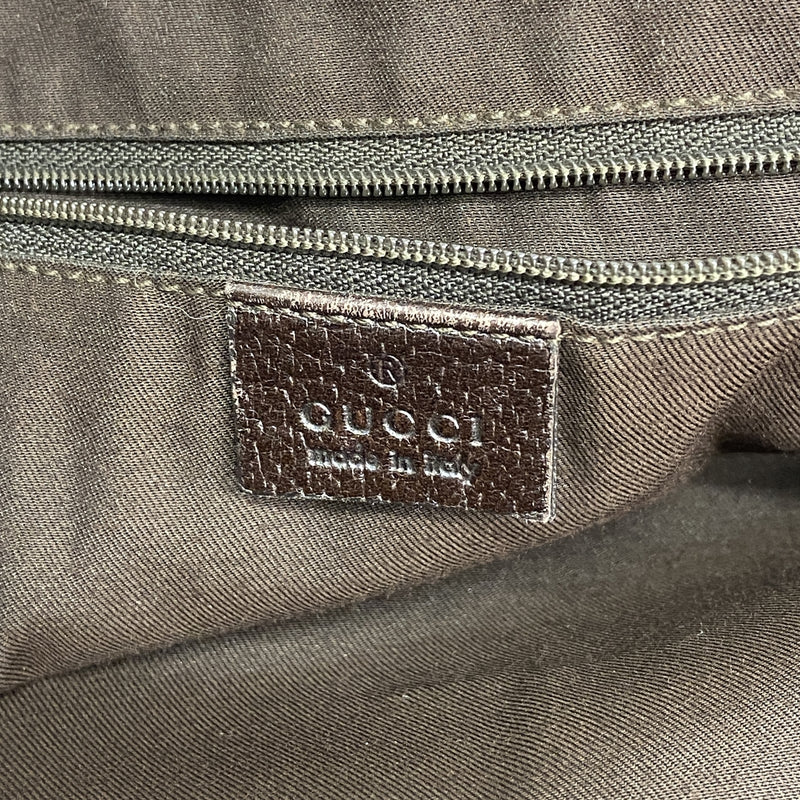 【6id5651】グッチ トートバッグ GGキャンバス/シェリーライン 161719 キャンバス ブラウン シャンパンゴールド金具【中古】レディース