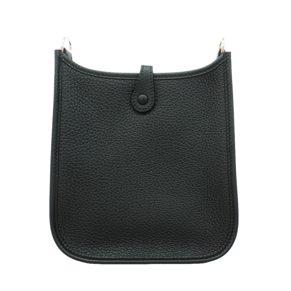 【6id5659】エルメス ショルダーバッグ エヴリンTPM トリヨンクレマンス ブラック シルバー金具 G刻印【中古】レディース
